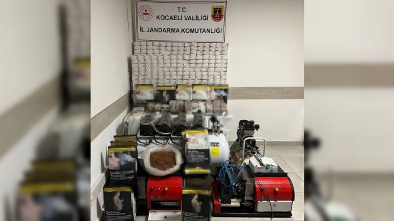 Kocaeli’de 93 bin 924 boş ve dolu makaron ele geçirildi
