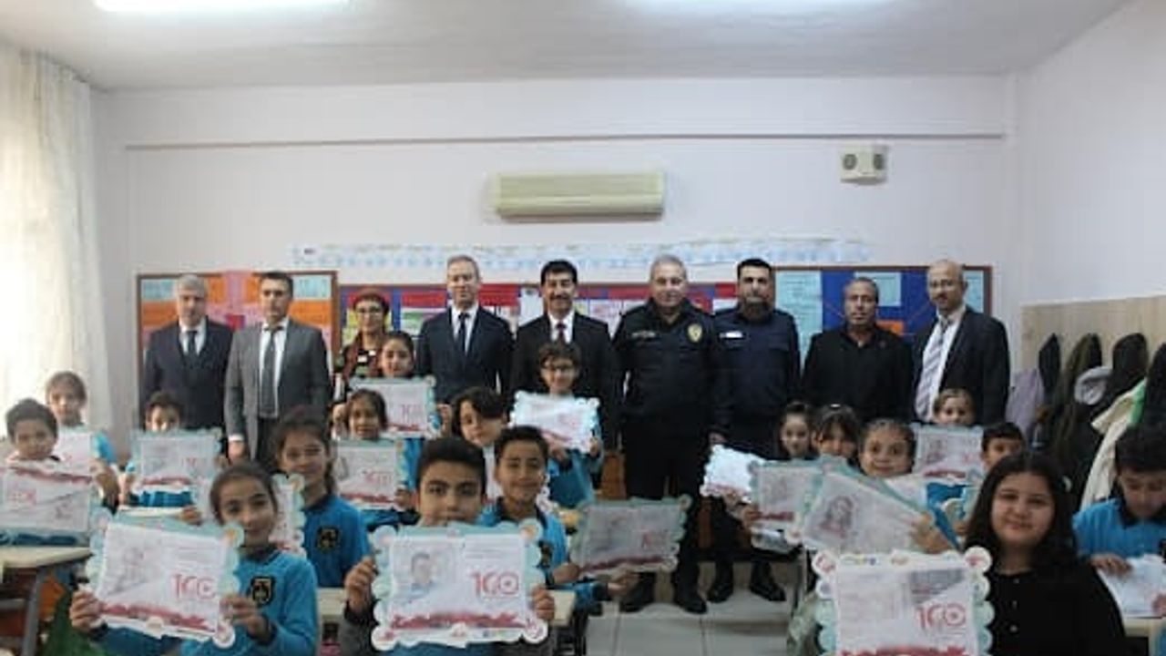 Köyceğiz Yangı İlkokulu’nda yarıyıl karne töreni yapıldı