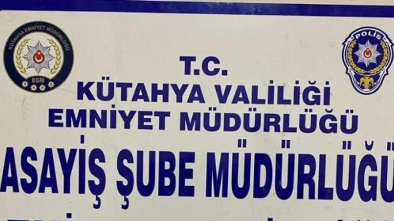 Kütahya’da polisin Bölge Uygulamasında uyuşturucu hap ele geçirildi