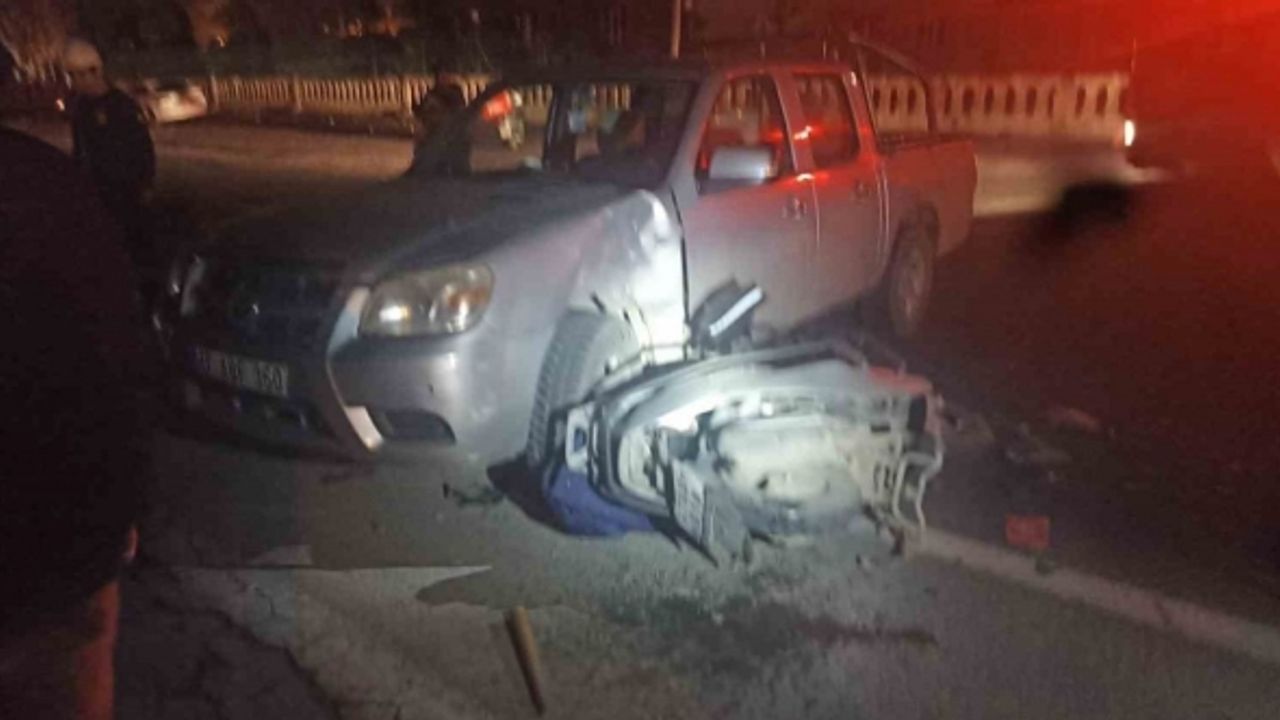 Mardin’de otomobil ile motosiklet çarpıştı, 1 ağır yaralı