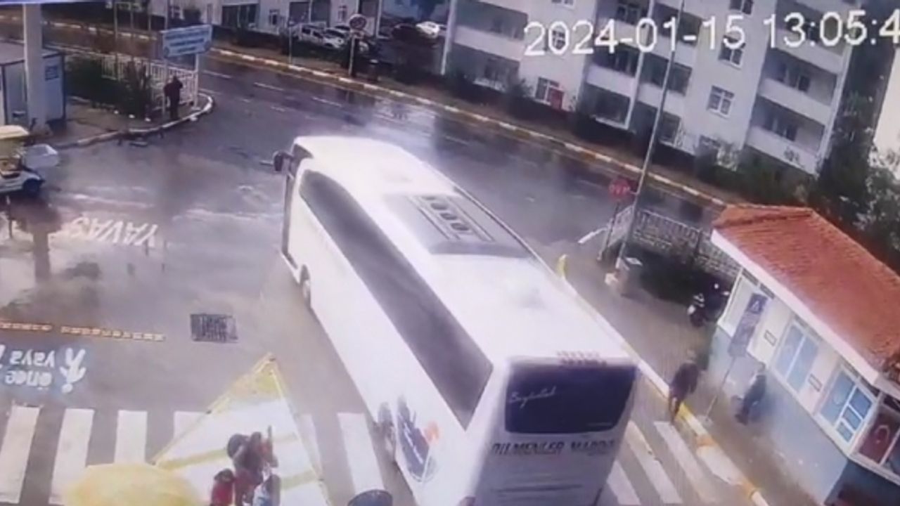 Mersin’de kazaya karışan otobüsün Marmaris otogarındaki görüntüleri ortaya çıktı