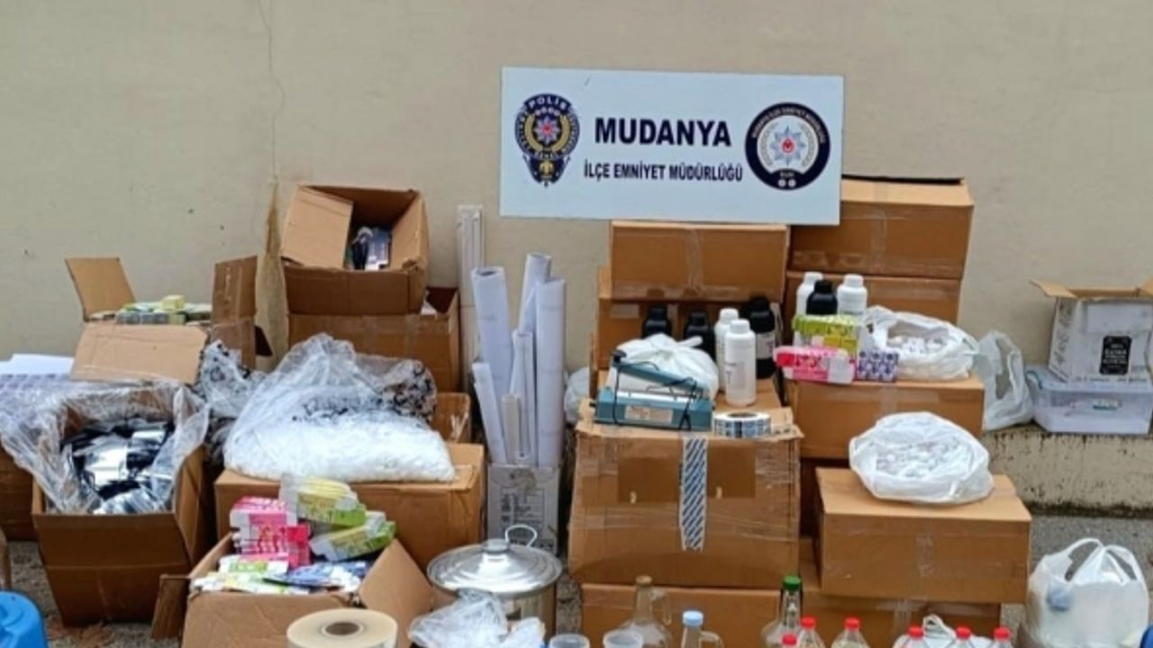 Mudanya’da 1 milyon lira değerinde elektronik sigara likidi ele geçirildi