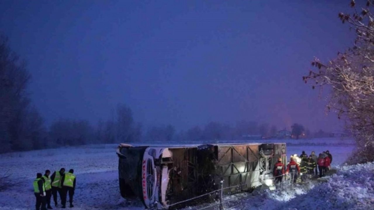 Otobüs kazasında ölü ve yaralıların kimlikleri belli oldu