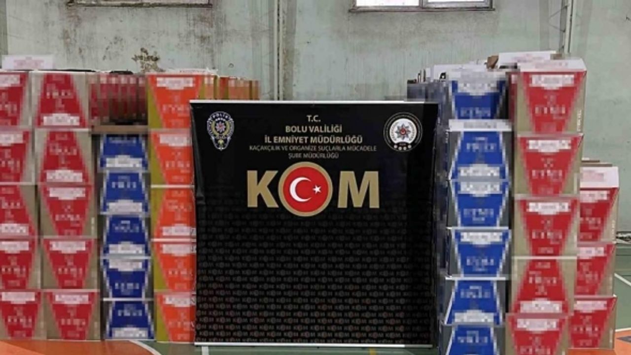 Piyasa değeri yaklaşık 10 milyon TL makaron ele geçirildi