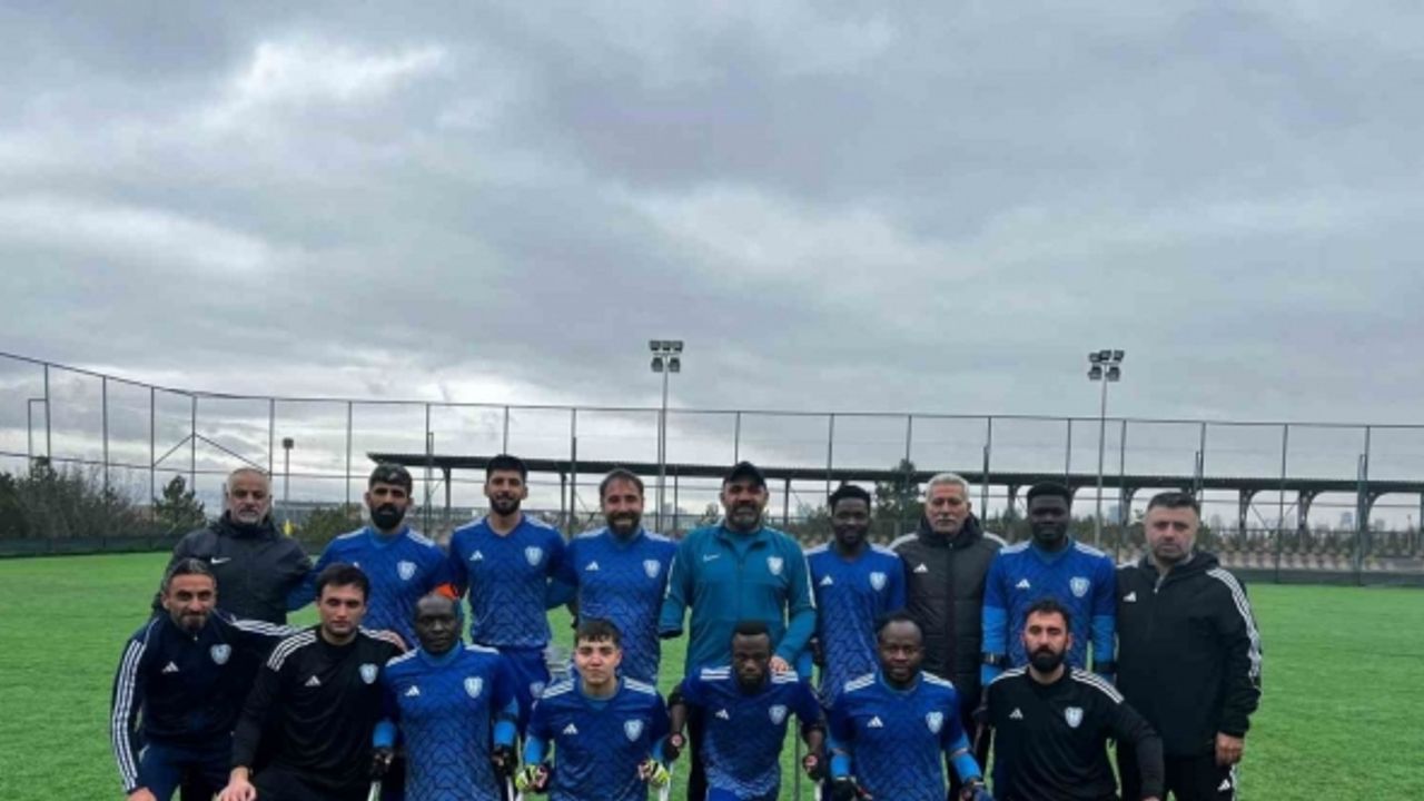 Şahinbey Ampute Futbol Takımından farklı skor 11-1