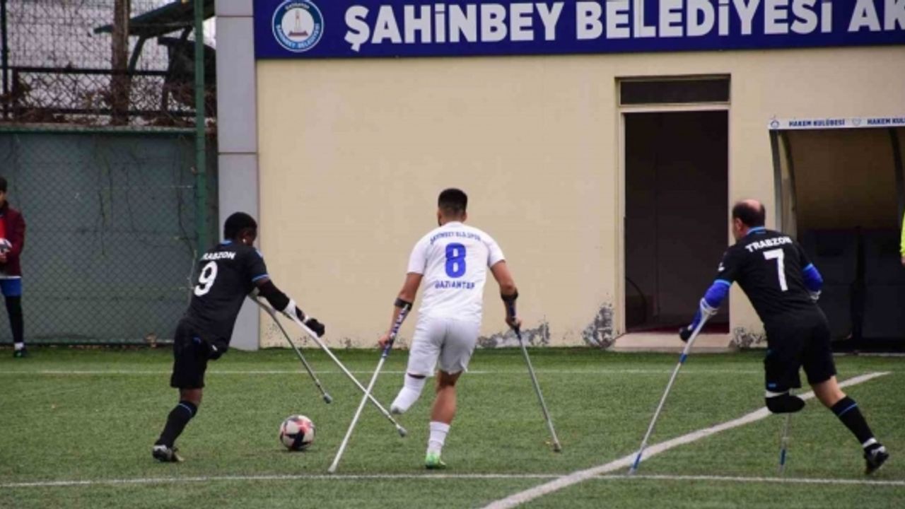 Şahinbey Ampute Futbol Takımı’ndan net skor 3-1