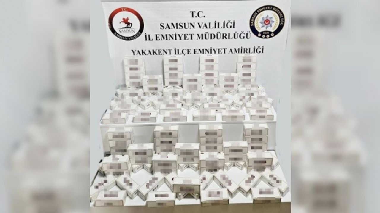 Samsun’da 41 bin adet kaçak makaron ele geçirildi