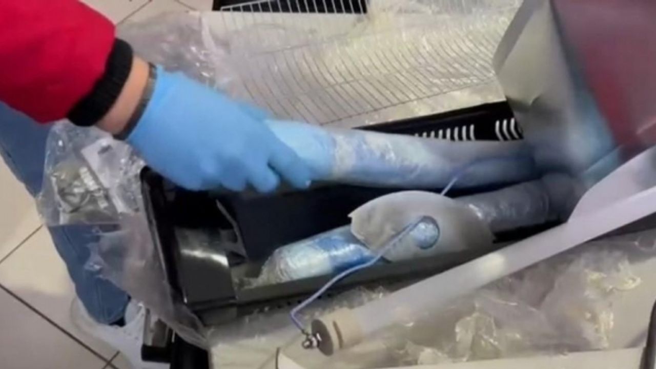 Samsun’da kargo ile gönderilen elektrikli ısıtıcının içinden 1 kilo metamfetamin çıktı: 2 gözaltı