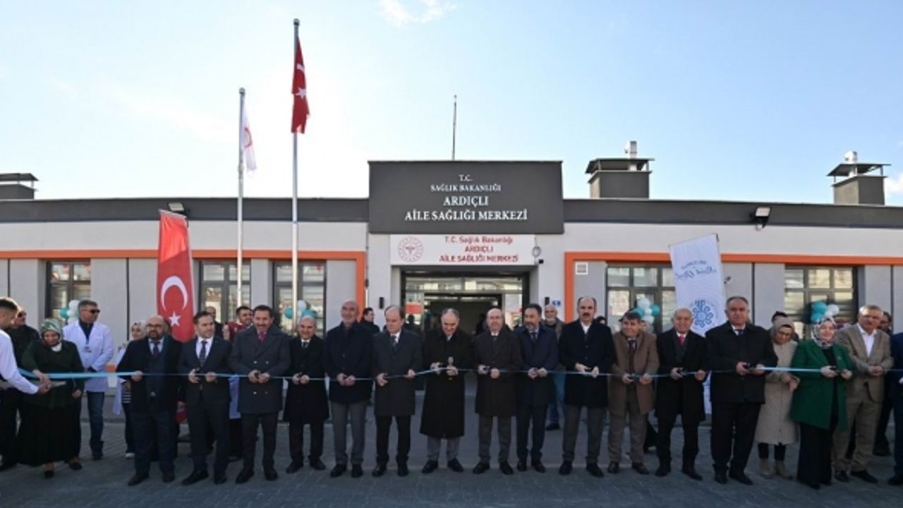 Selçuklu’da Ardıçlı Aile Sağlığı Merkezi Ve Millet Kıraathanesi açıldı