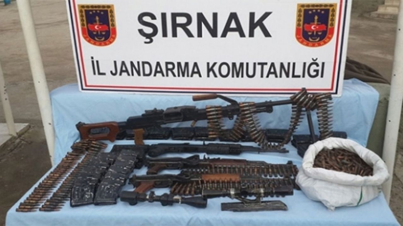 Şırnak’ta son 6 aylık asayiş olaylarında 114 adet tabanca ve çok sayıda malzeme ele geçirildi
