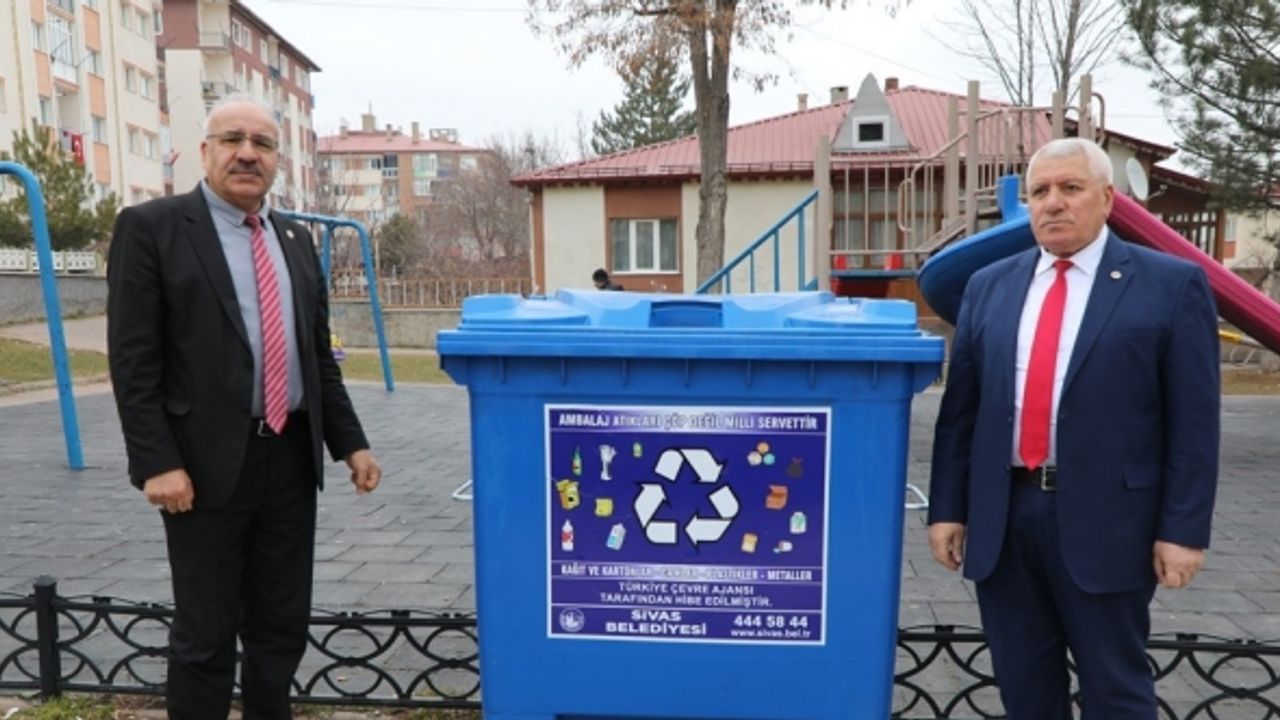 Sivas Belediyesi geri dönüşüm ile örnek oluyor