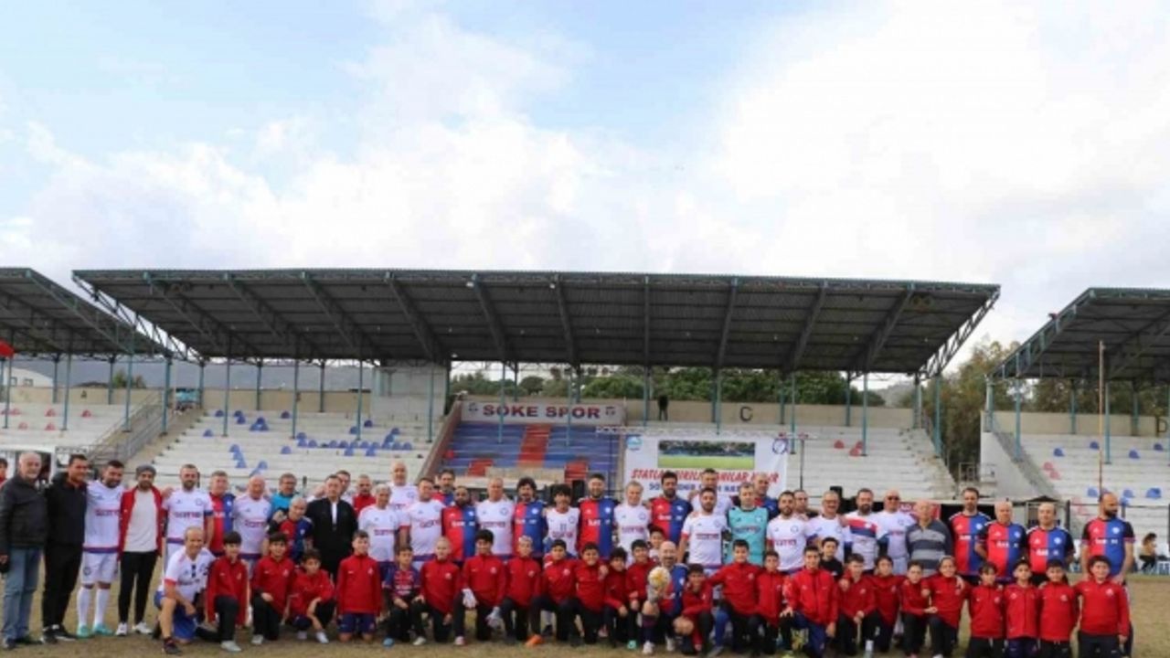 Söke Şehir Stadı’nda son maçı futbol efsaneleri yaptı