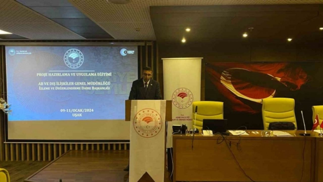 Tarım ve orman personellerine proje hazırlama ve uygulama eğitimi verildi.