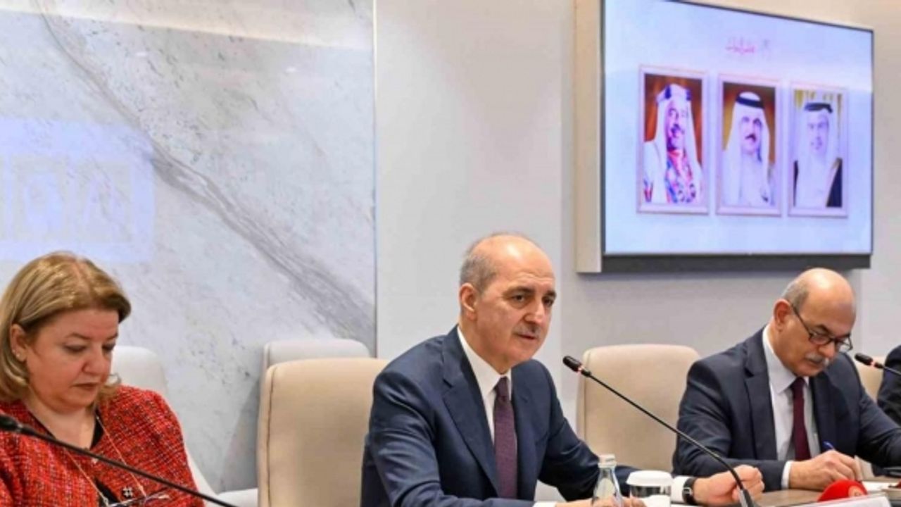TBMM Başkanı Kurtulmuş, Bahreyn Temsilciler Meclisi Başkanı Al Musalam ile görüştü