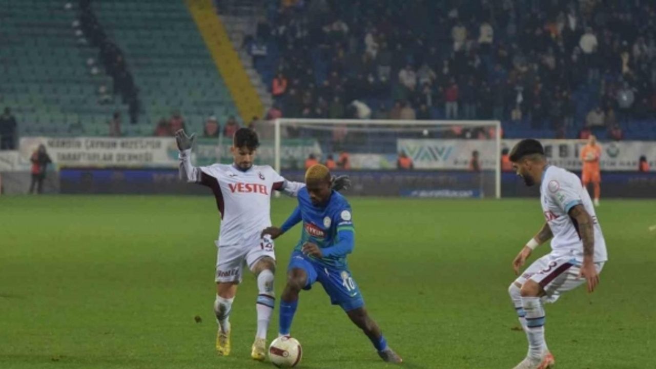 Trendyol Süper Lig: Çaykur Rizespor: 1 - Trabzonspor: 0 (Maç sonucu)
