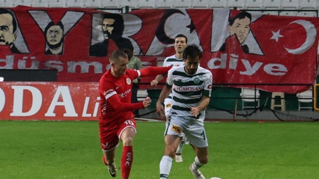 Trendyol Süper Lig: Konyaspor: 1 - Antalyaspor: 1 (Maç sonucu)