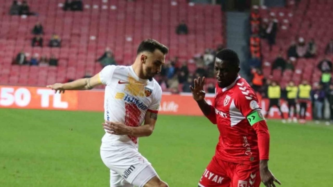 Trendyol Süper Lig: Samsunspor: 2 - Kayserispor: 0 (Maç sonucu)