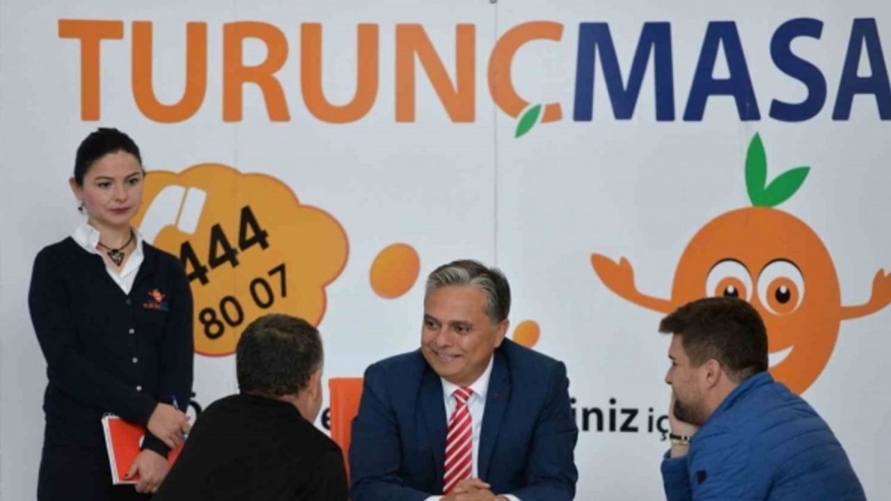 Turunç Masa’yla 185 bin 72 kişinin sorunu yerinde çözüldü