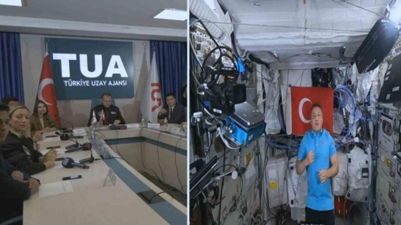 Uzaya çıkan ilk Türk Gezeravcı, basın mensuplarının sorularını yanıtladı