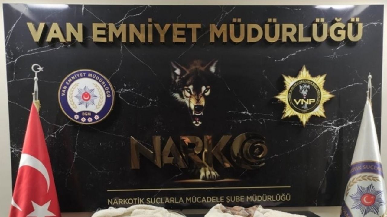 Van’da 4 kilo 200 gram metamfetamin ele geçirildi