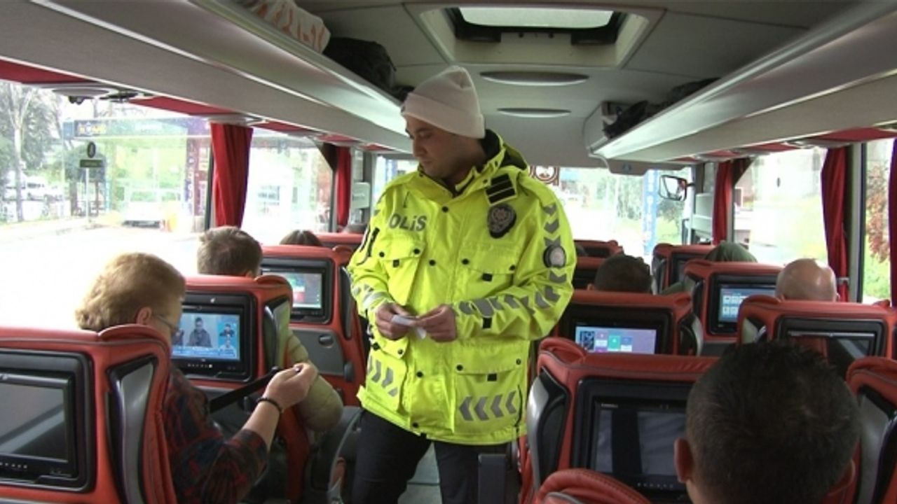 Yarıyıl tatili öncesi 15 Temmuz Şehitler Otogarı’nda denetim