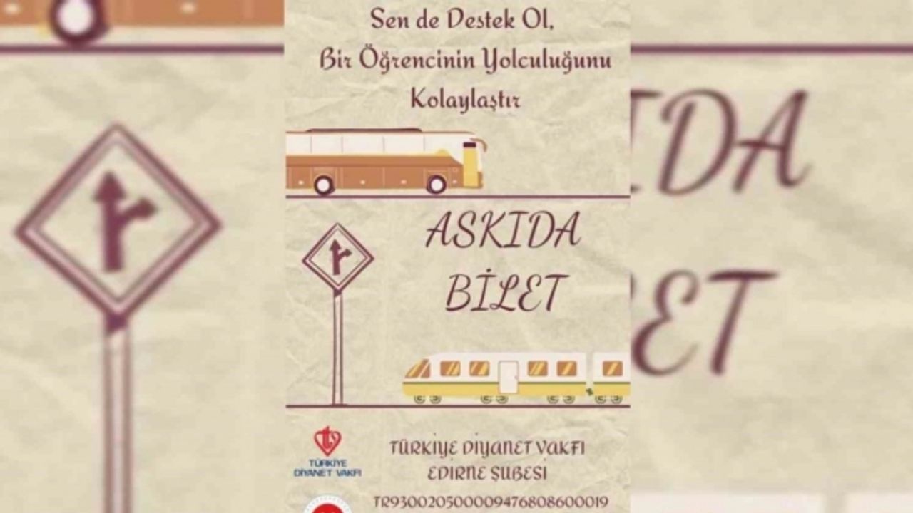 Yarıyıl tatiline gidemeyen üniversite öğrencileri için askıda bilet uygulaması