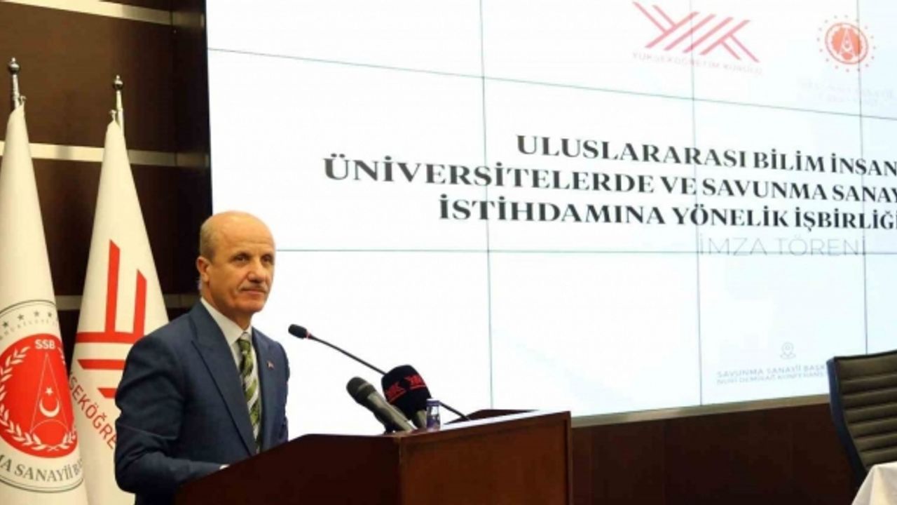 YÖK ile Savunma Sanayii Başkanlığı arasında işbirliği protokolü imzalandı