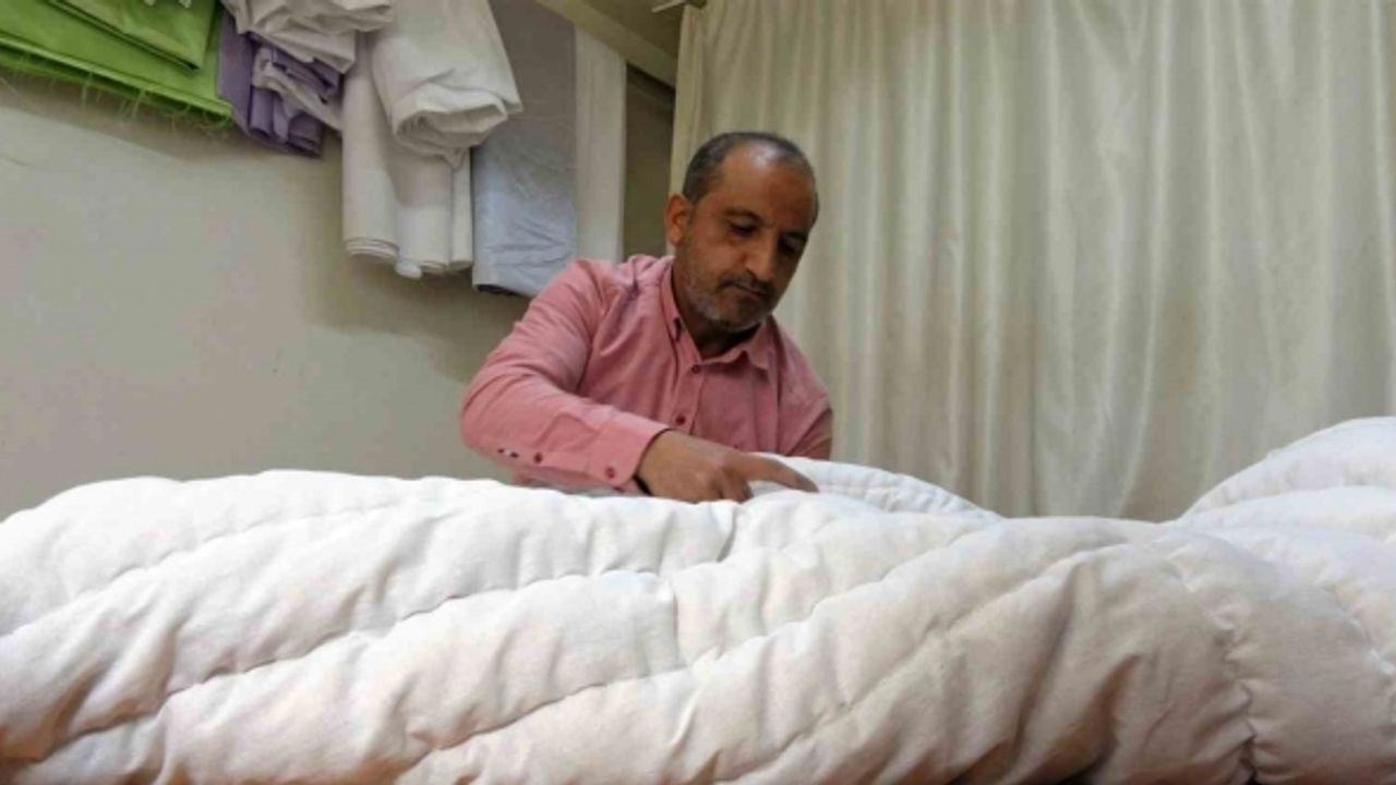 Yozgat’ta 41 yıldır yorgancılık mesleğini ayakta tutabilmek için çalışıyor