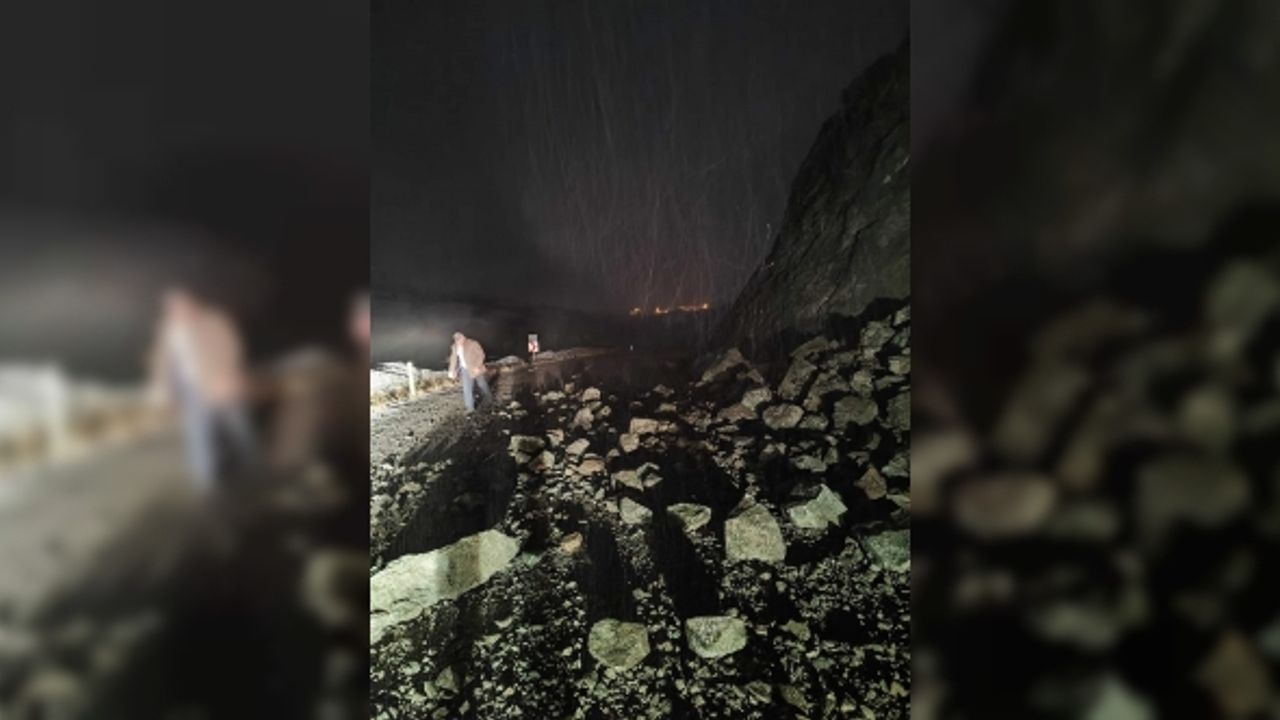 Yozgat’ta heyelan nedeniyle kapanan köy yolu ulaşıma açıldı