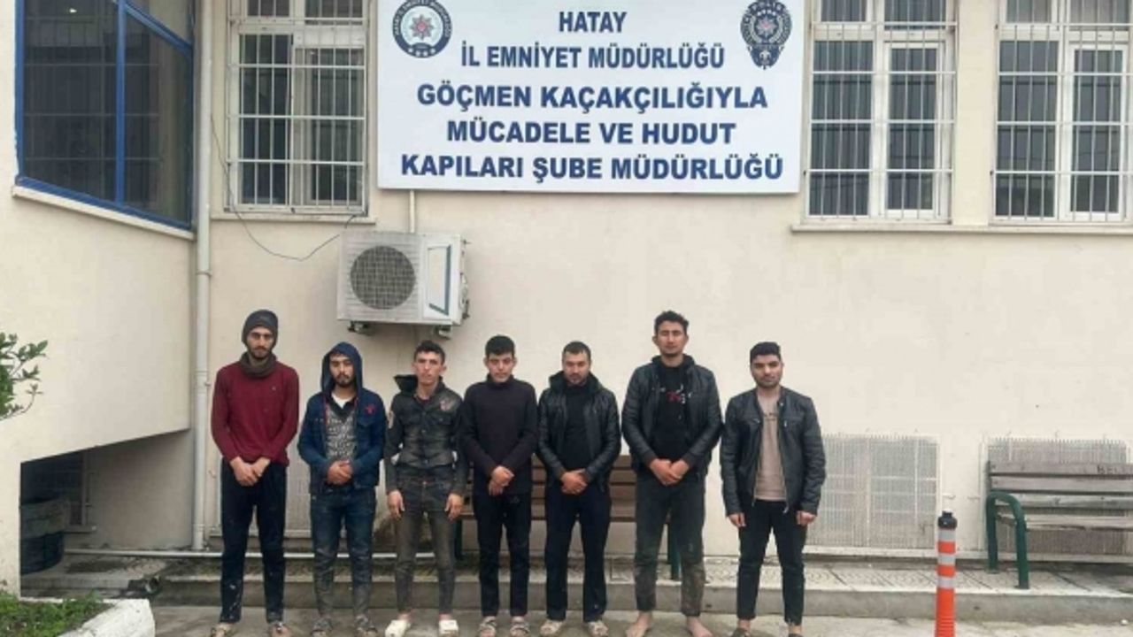 Yurda kaçak yollarla giren göçmen şahıslar polis ekipleri tarafından yakalandı