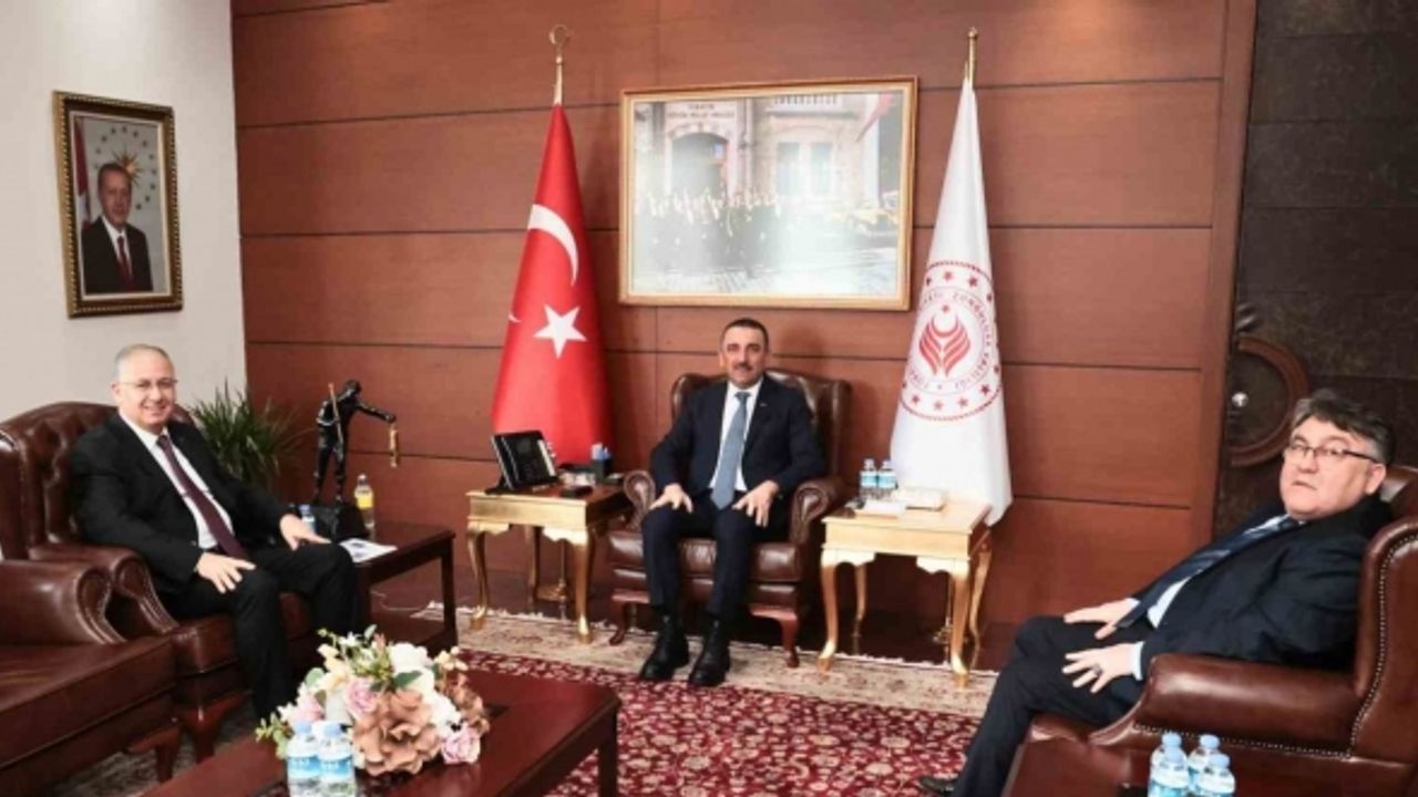 ZBEÜ Rektörü Özölçer ve KOÜ Rektörü Cantürk’ten Vali Hacıbektaşoğlu’na ziyaret
