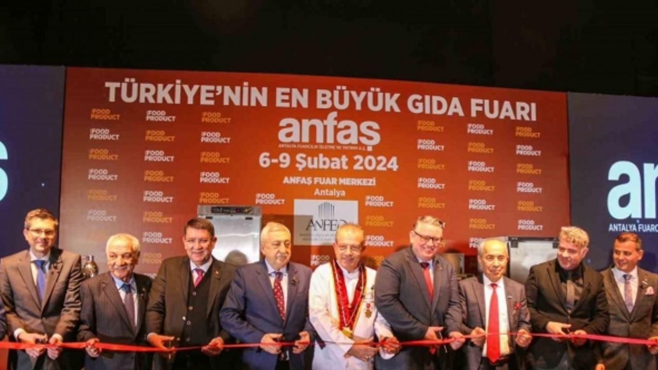 50 bin ziyaretçinin ağırlanacağını 30. Uluslararası Gıda ve İçecek İhtisas Fuarı açıldı