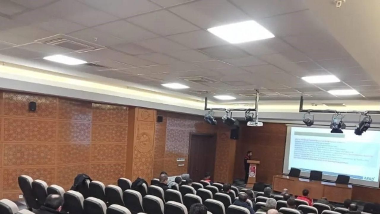 5 gün sürecek olan destek AFAD gönüllüleri eğitimleri başladı