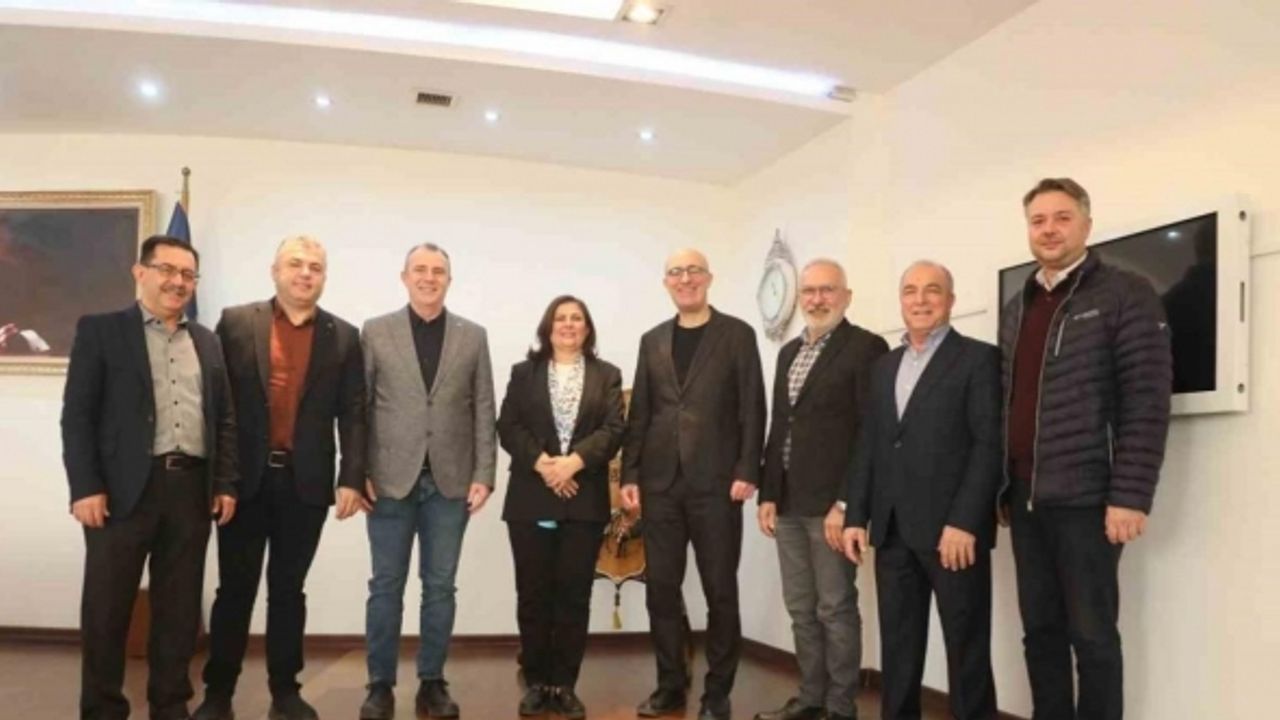 Başkan Çerçioğlu inşaat mühendislerini ve iş insanlarını ağırladı