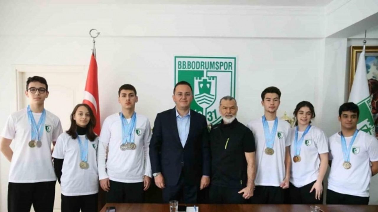 Bodrumsporlu milli sporcular, 8’i altın 14 madalyayla yuvaya döndü