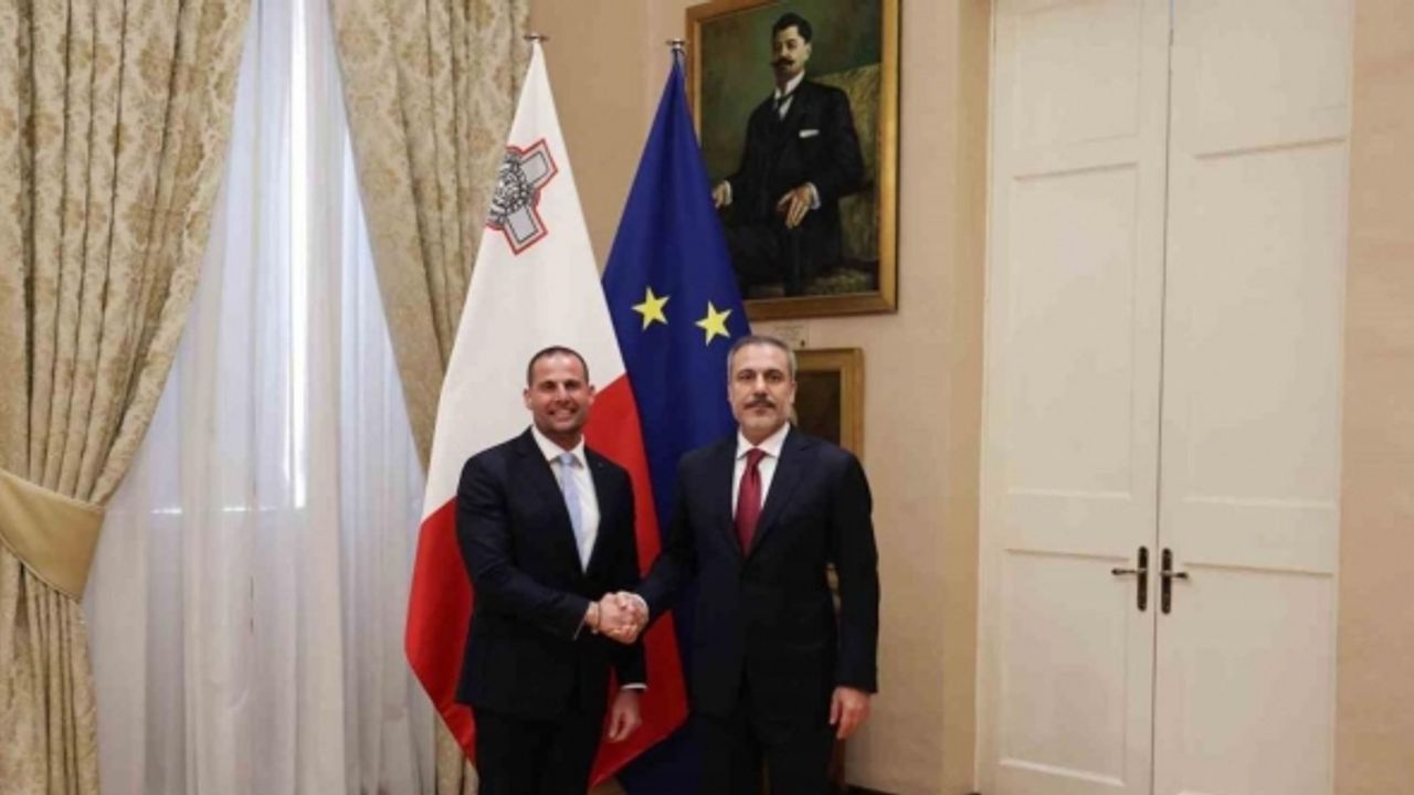 Dışişleri Bakanı Fidan, Malta Başbakanı Abela bir araya geldi
