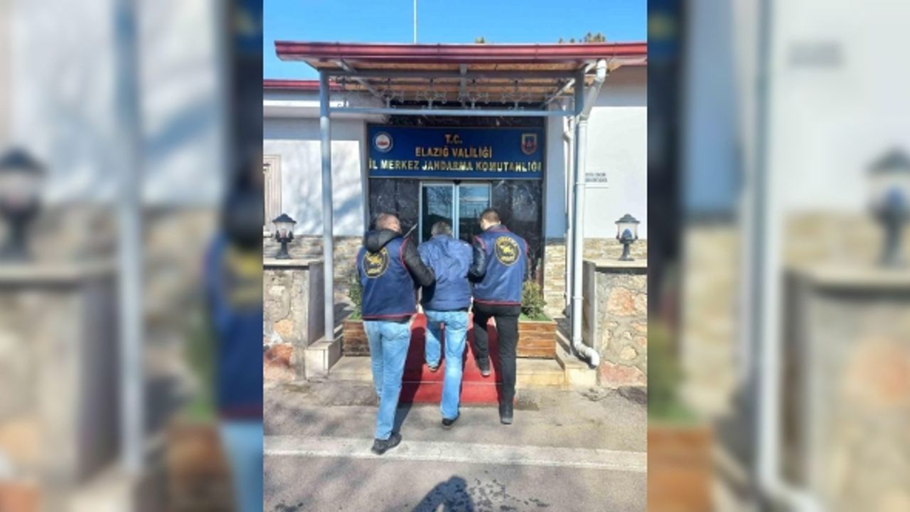 Elazığ’da 20 yıl kesinleşmiş hapis cezası bulunan şahıs jandarma ekiplerince yakalandı