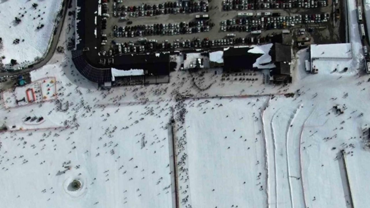 Erciyes sömestri tatilinin son gününde ziyaretçi akınına uğradı