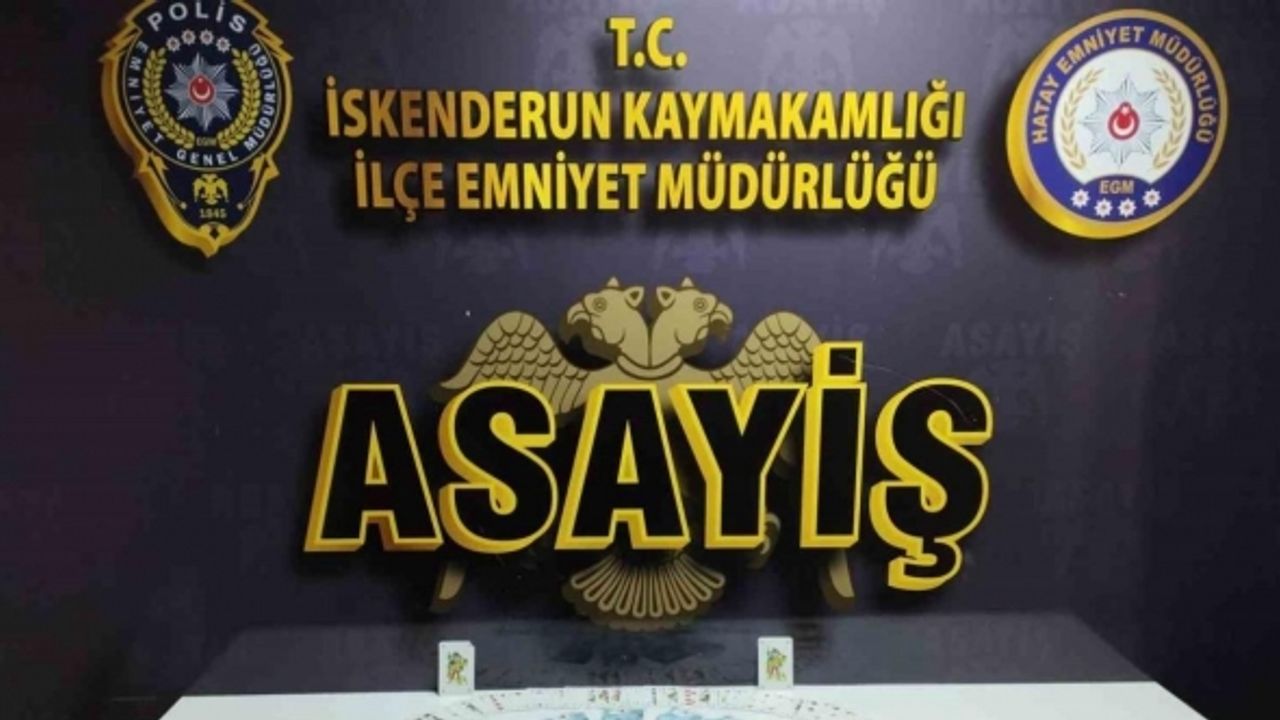 Hatay’da kumar oynayan 5 kişiye 32 bin TL ceza
