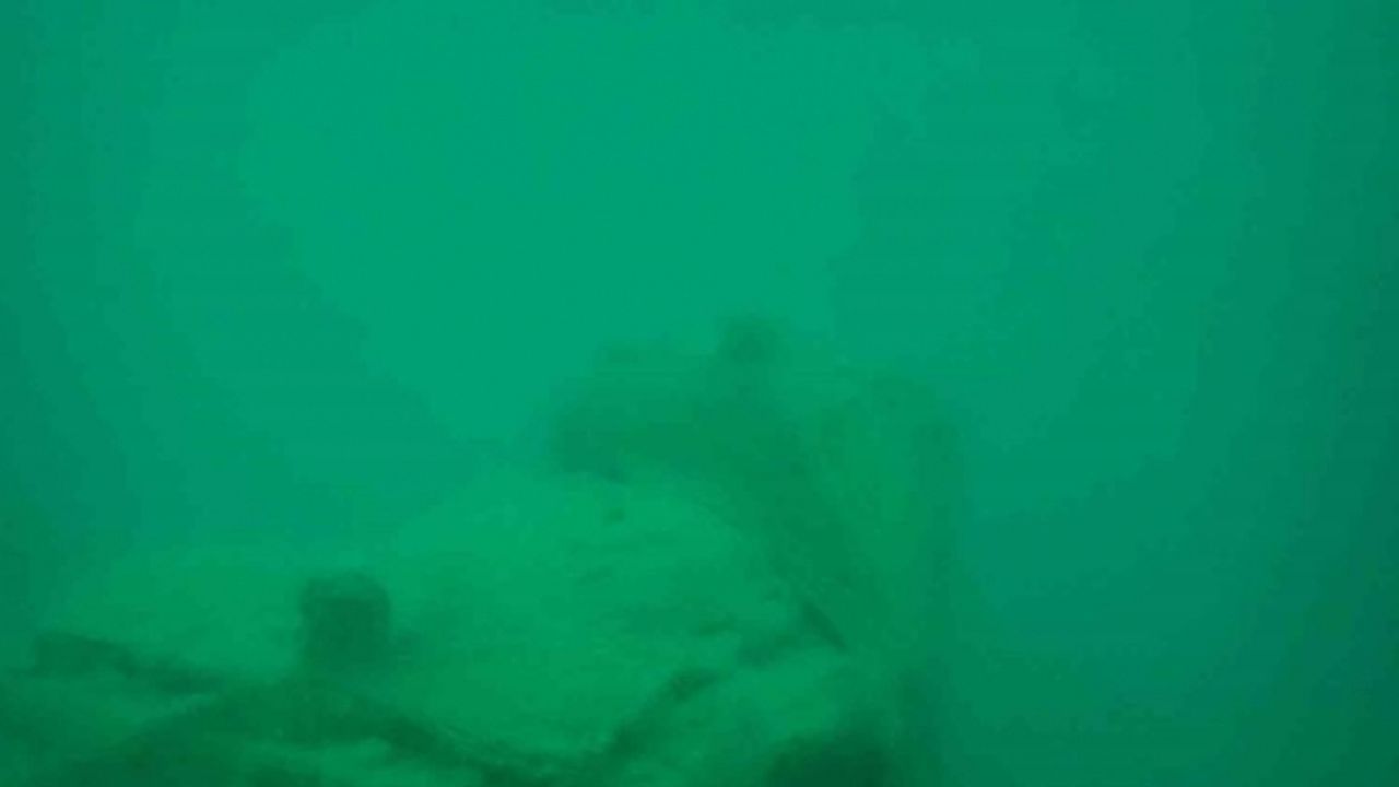 Hayalet ağı temizlemek için dalış yaptılar, gemi batığı keşfettiler