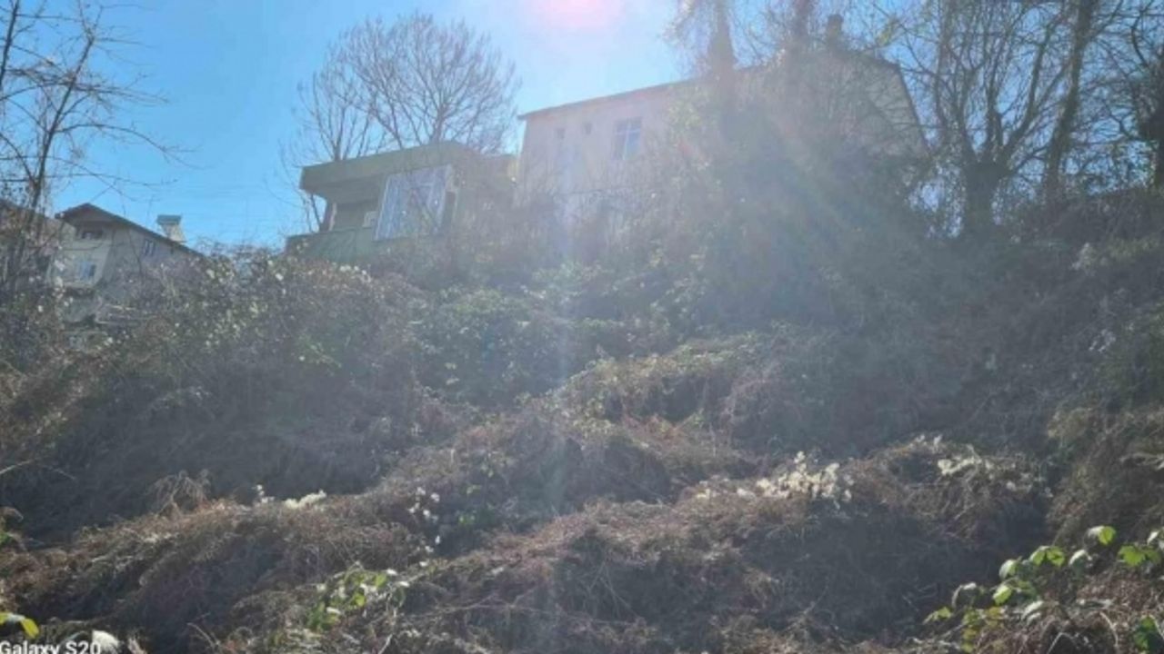 Heyelan korkusu mahalle sakinlerini tedirgin ediyor