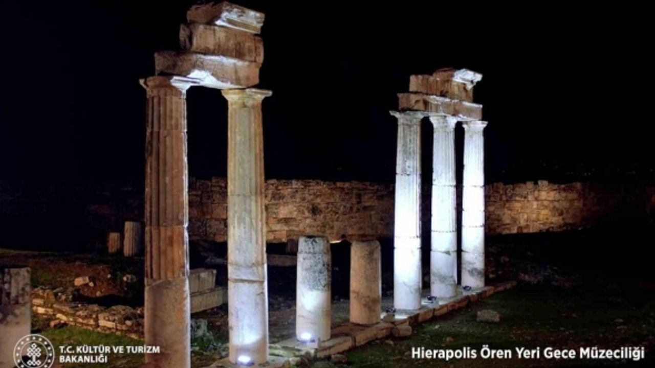 Hierapolis Antik Kenti’nde gece müzeciliği için geri sayım başladı