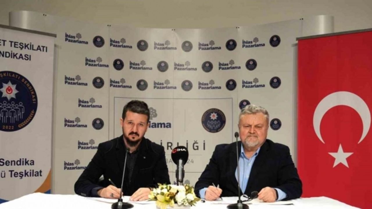 İhlas Pazarlama ve Emniyet Teşkilatı Sendikası arasında iş birliği protokolü imzalandı
