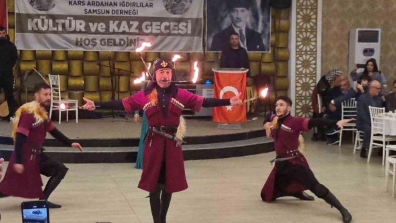 Kars, Ardahan, Iğdırlılar Derneği’nden Kültür ve Kaz Gecesi Programı