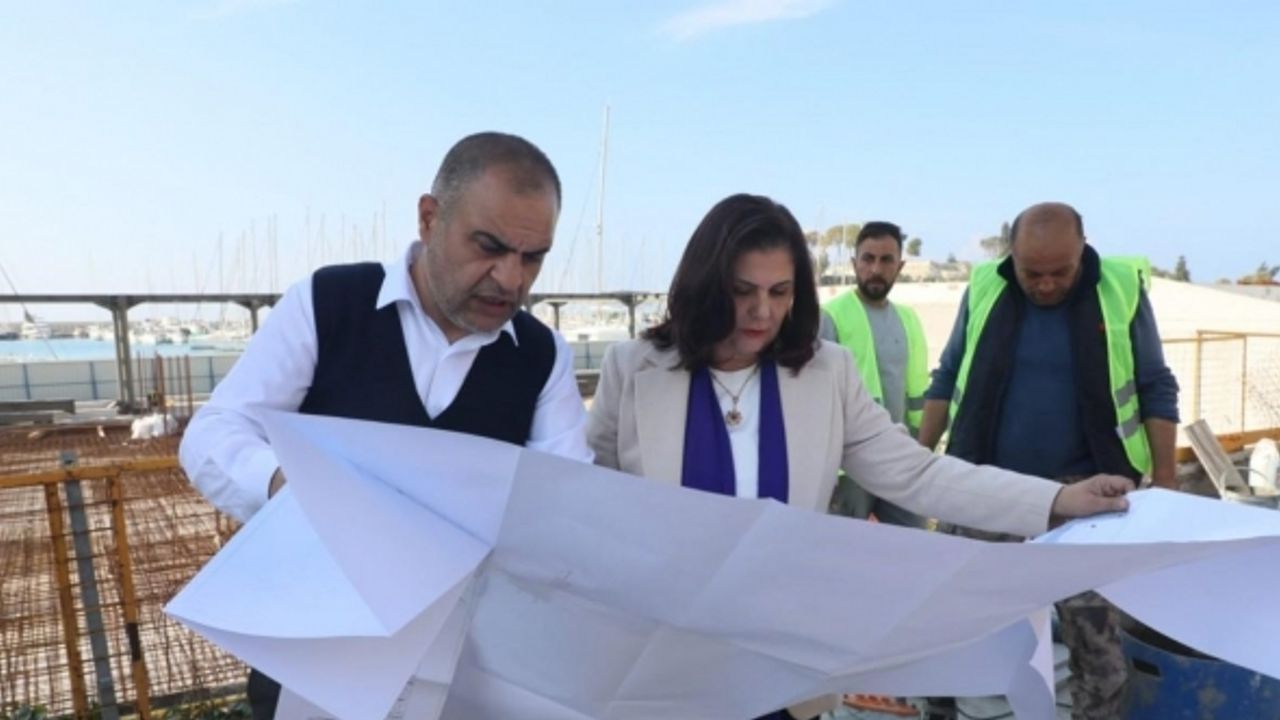 Kuşadası sahil şeridini daha modern hale getirmek için çalışma başlatıldı