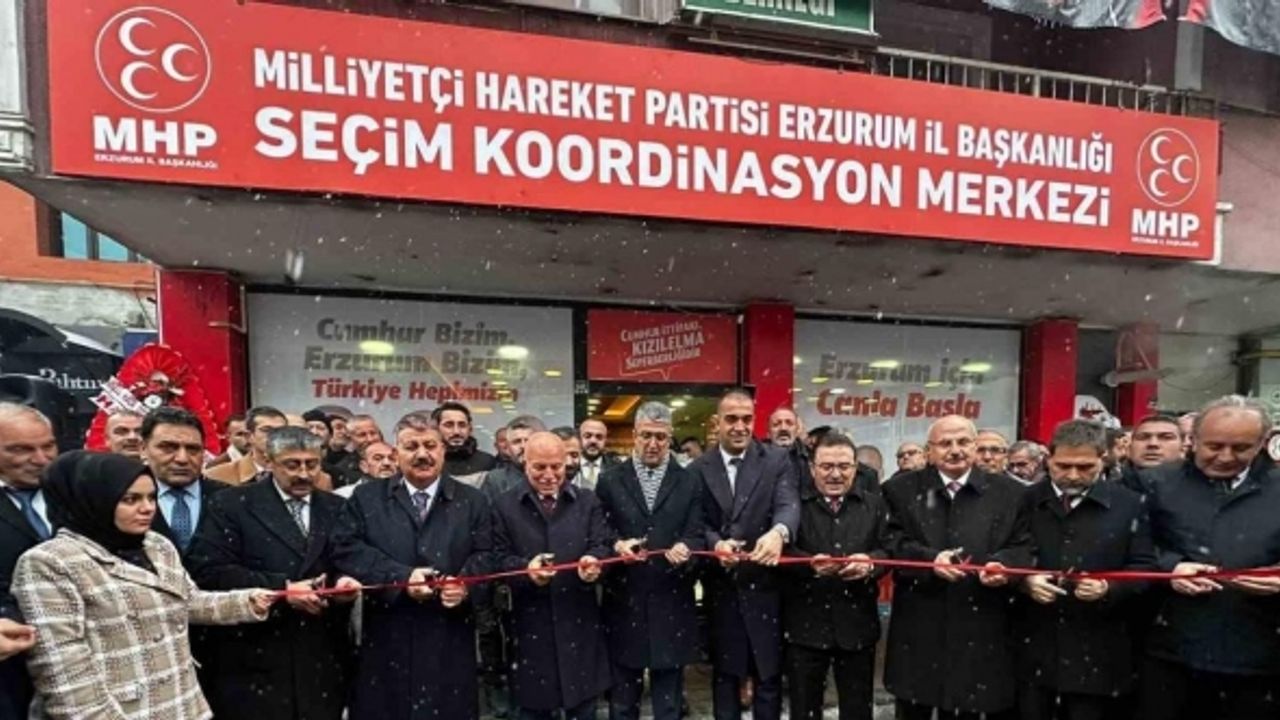 MHP seçim koordinasyon merkezi açıldı