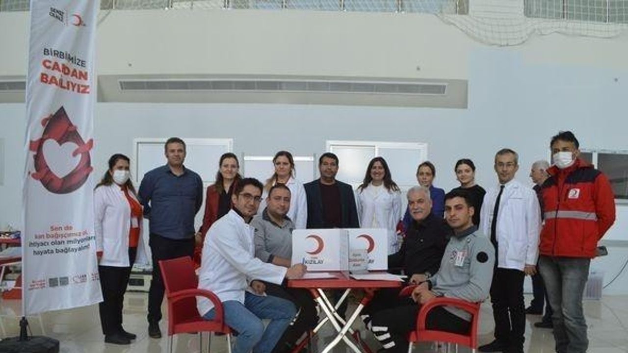 Muğla’daki hastanede “Sensiz Olmaz” kan bağışı etkinliği düzenlendi