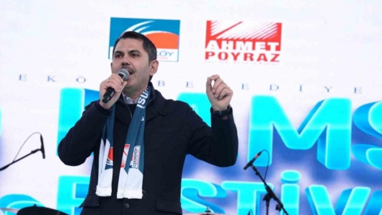 Murat Kurum: "1 Nisan’da ilk iş olarak CHP’li İBB yönetiminin hafriyat döküp kapattığı metro hattını süratle başlatacağız"