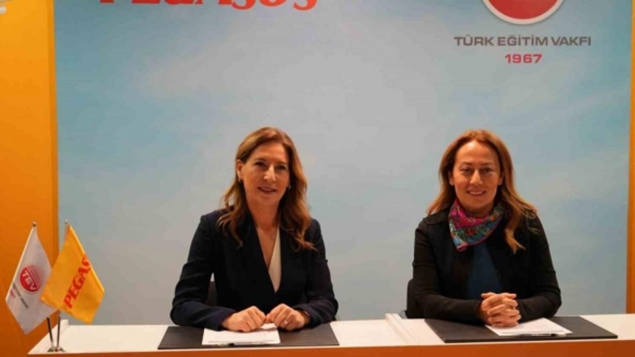 Pegasus ve TEV, 1000 kız öğrenciye üniversite bursu için imza attı