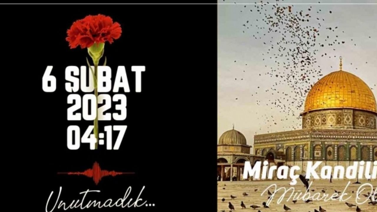 Rektör Çomaklı’dan 6 şubat depremi ve miraç kandili mesajı